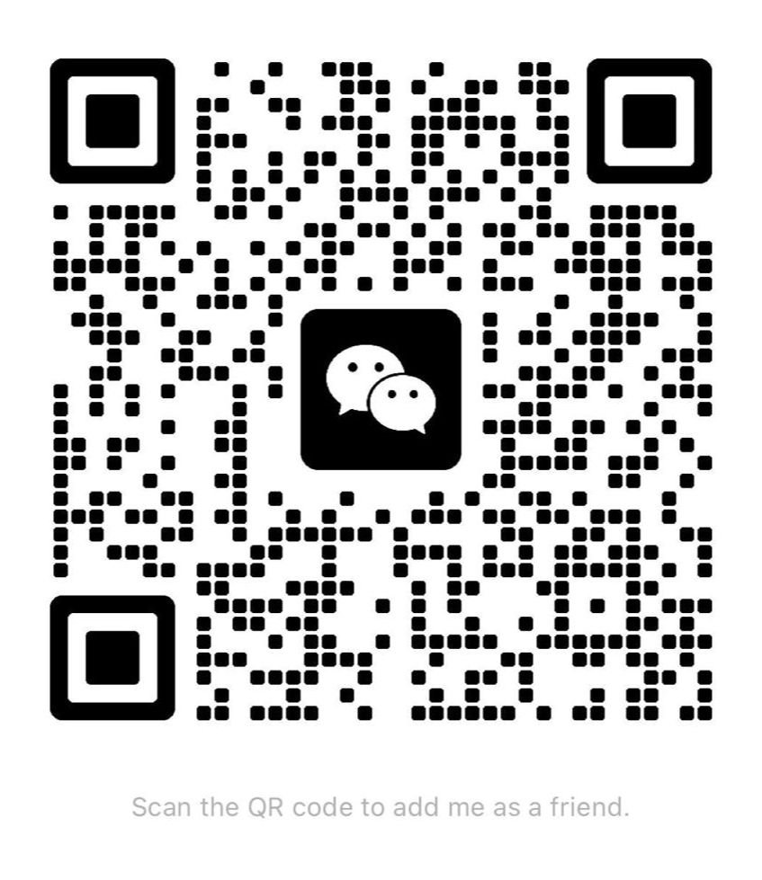 Scan to connect on WeChat